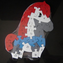 Drvene puzle - konj