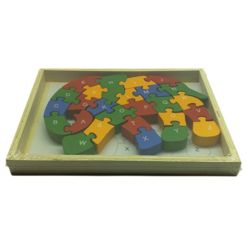 Drvene puzle u kutiji - slon