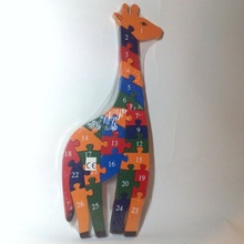 Drvene puzle - žirafa