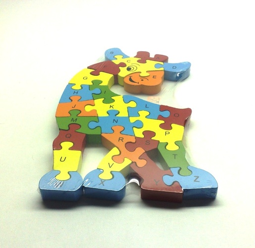 Drvene puzle - žirafa