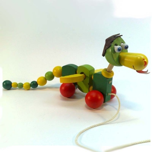 Drvena igračka - Veseli zmaj